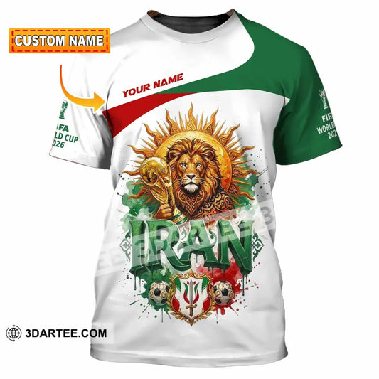 Unisex Shirt - Custom Iran World Cup 2026 3D Shirt - T-shirt