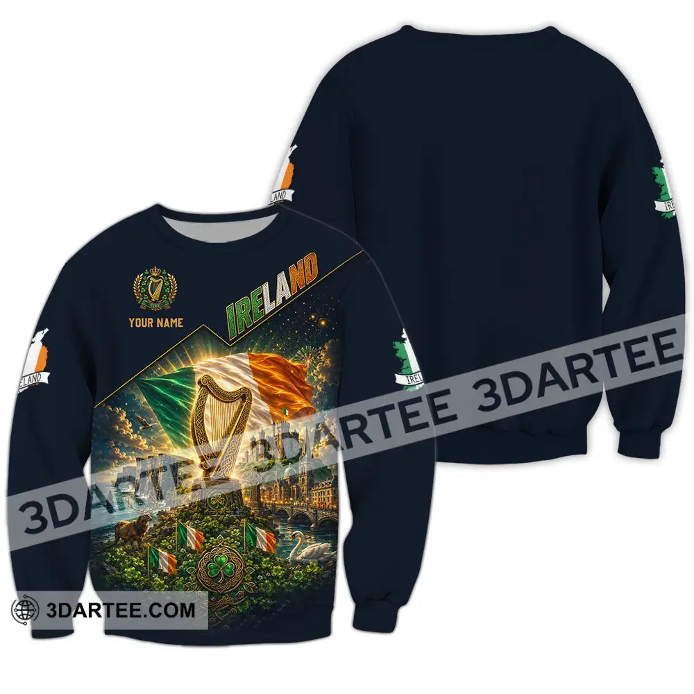 Unisex Shirt - Custom Ireland Shirt - Long Sleeve / S - T-shirt