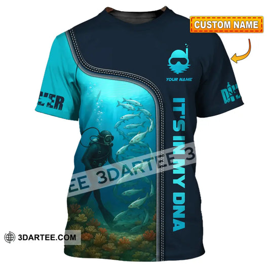 Unisex Shirt - Custom It Is In My DNA Shirt For Diver T-shirt