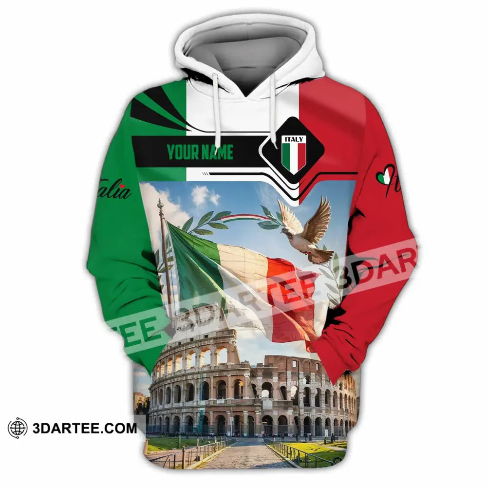 Unisex Shirt - Custom Italy 3D Shirt - Hoodie / S - T-shirt