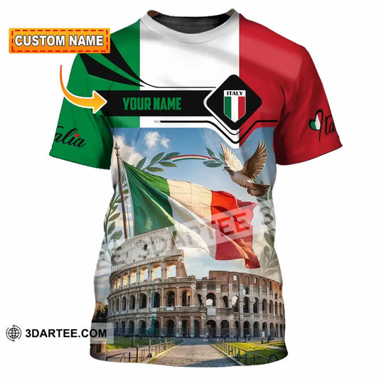 Unisex Shirt - Custom Italy 3D Shirt - T-shirt
