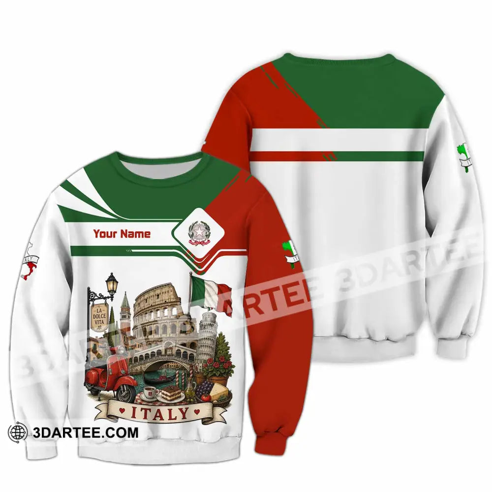 Unisex Shirt - Custom Italy Shirt - Long Sleeve / S - T-shirt