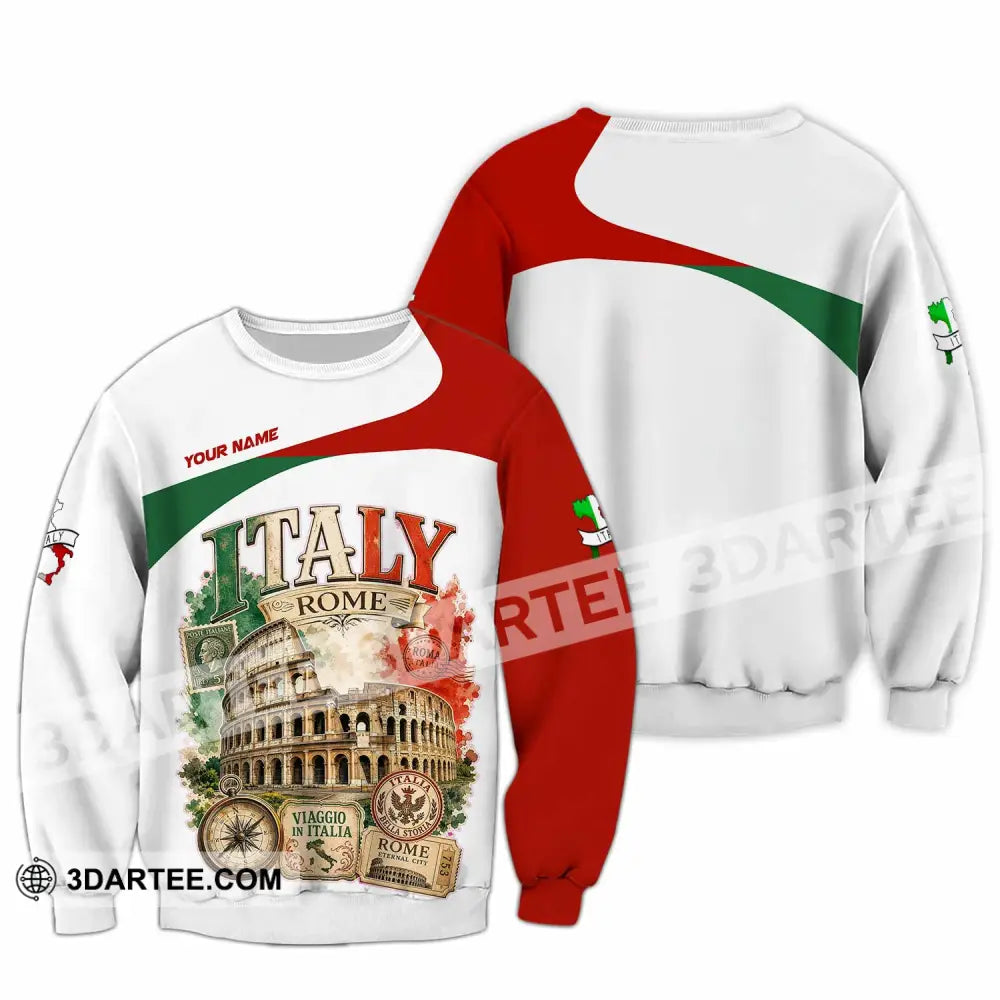 Unisex Shirt - Custom Italy Shirt - Long Sleeve / S - T-shirt