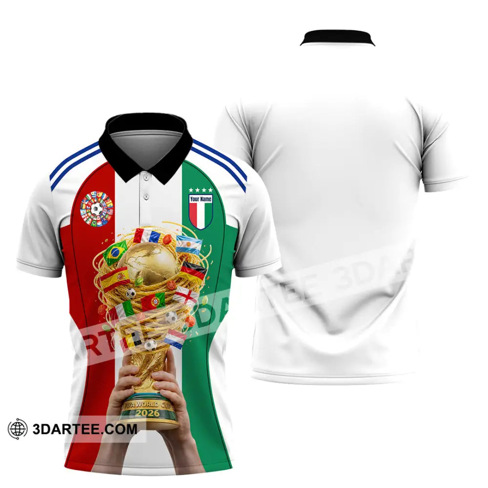 Unisex Shirt - Custom Italy World Cup 2026 Shirt - Polo Shirt / S - T-shirt