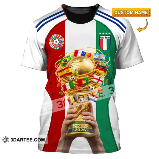 Unisex Shirt - Custom Italy World Cup 2026 Shirt - T-shirt