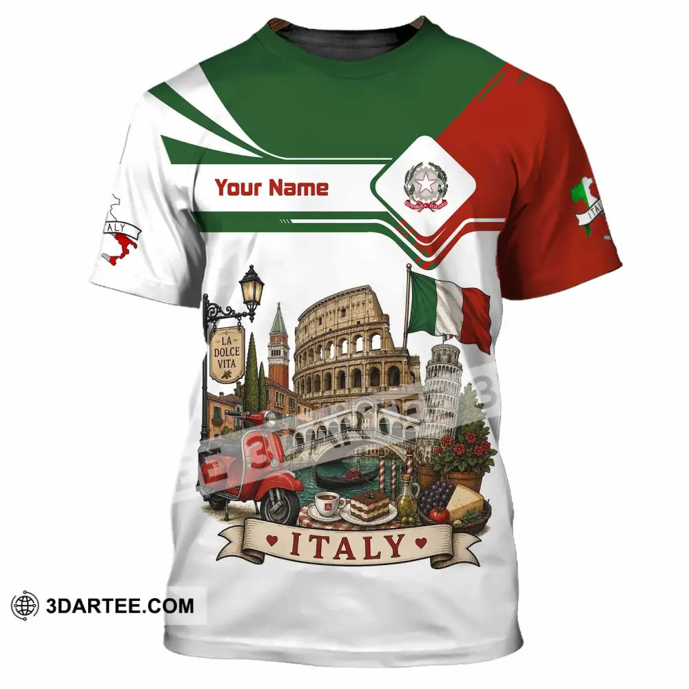 Unisex Shirt - Custom Italy Shirt - T-Shirt / S - T-shirt