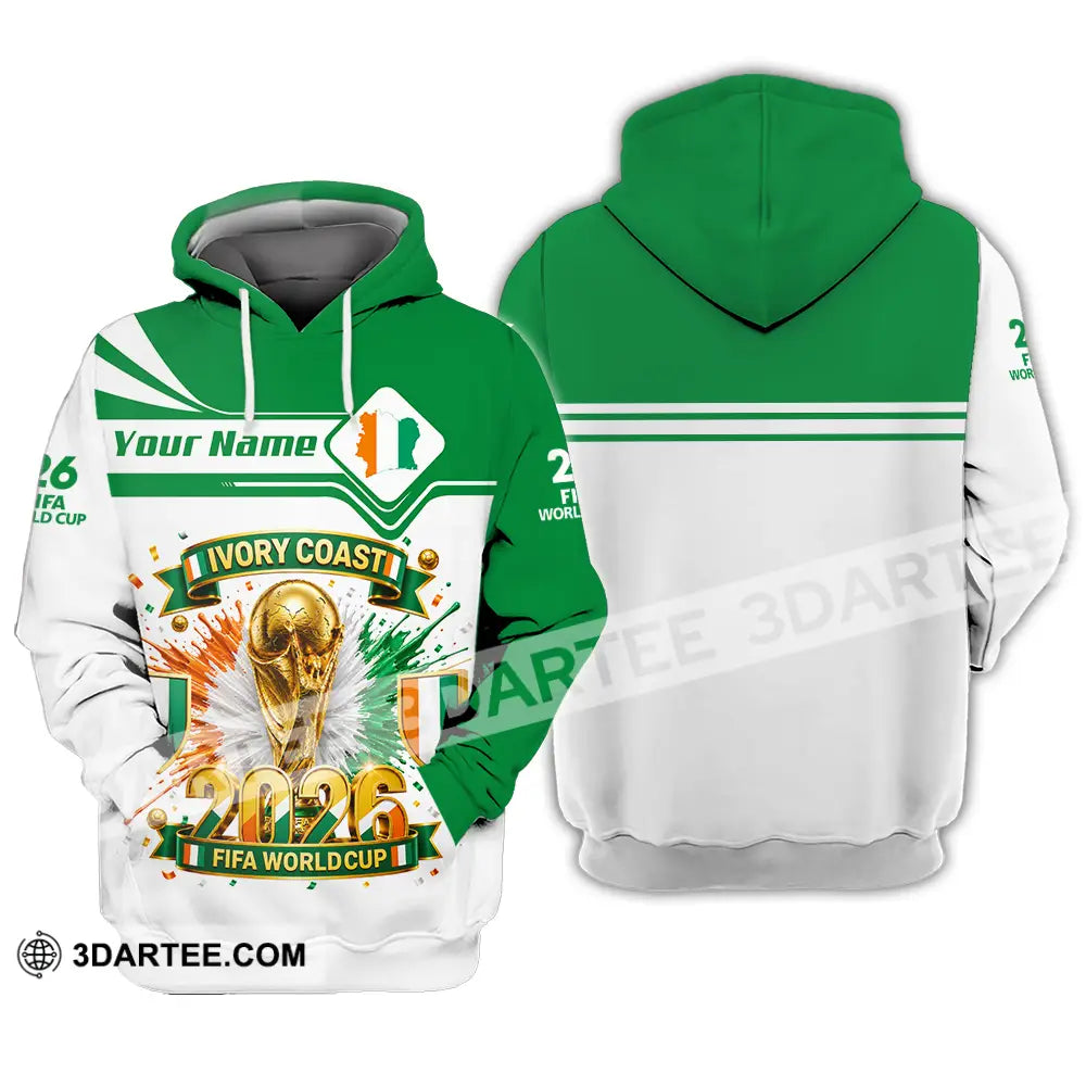Unisex Shirt - Custom Ivory Coast World Cup 2026 Shirt - Hoodie / S - T-shirt