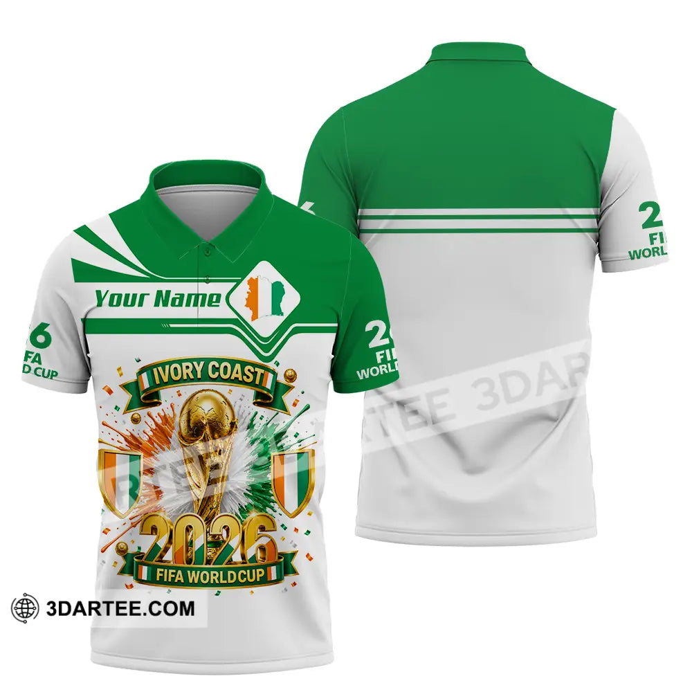 Unisex Shirt - Custom Ivory Coast World Cup 2026 Shirt - Polo Shirt / S - T-shirt