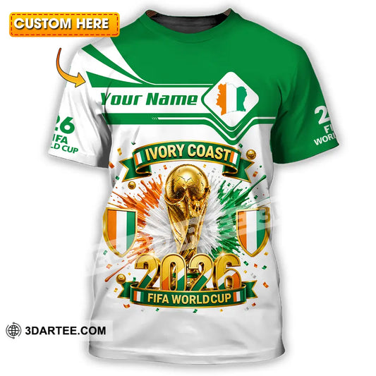 Unisex Shirt - Custom Ivory Coast World Cup 2026 Shirt - T-shirt