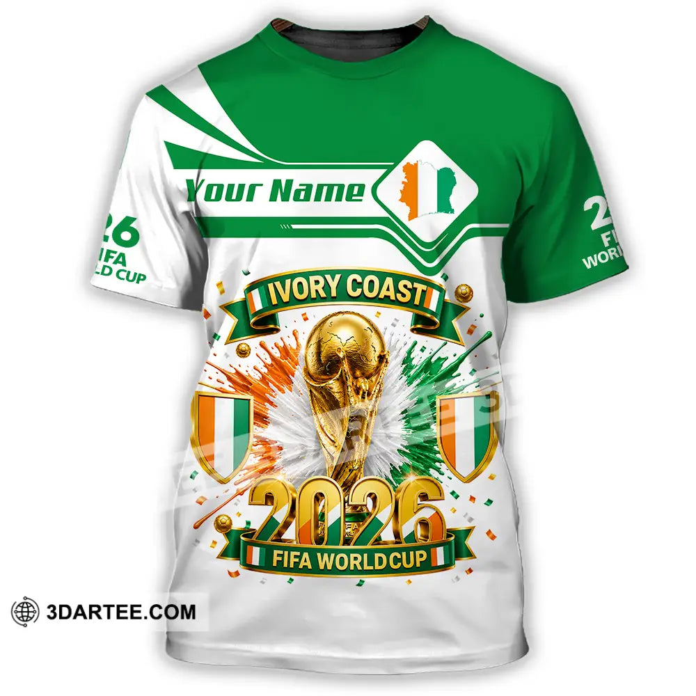 Unisex Shirt - Custom Ivory Coast World Cup 2026 Shirt - T-Shirt / S - T-shirt