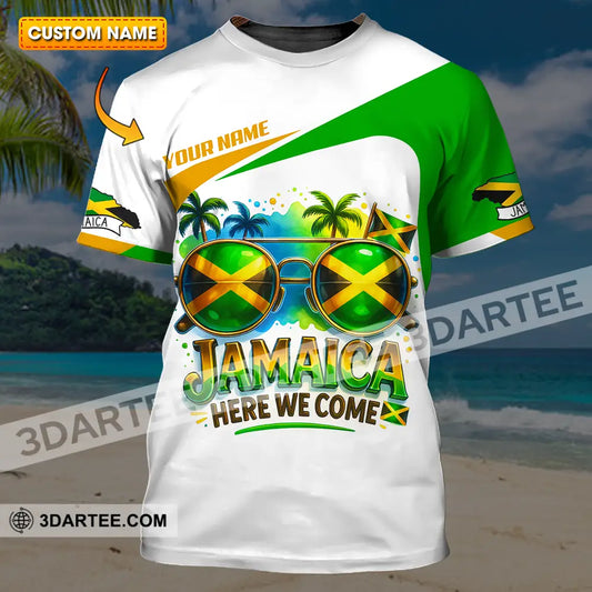 Unisex Shirt - Custom Jamaica Here We Come Shirt T-shirt