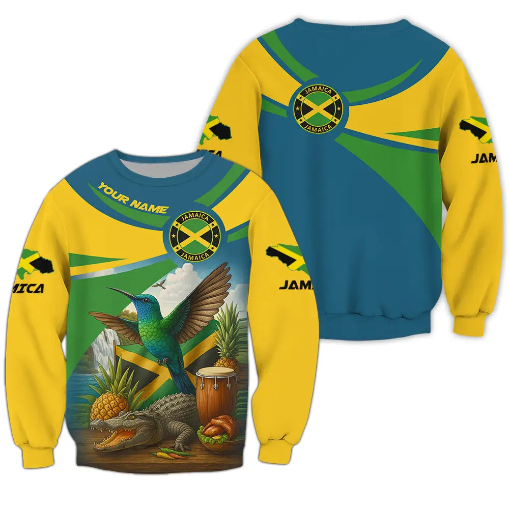 Unisex Shirt - Custom Jamaica Shirt Long Sleeve / S T-shirt