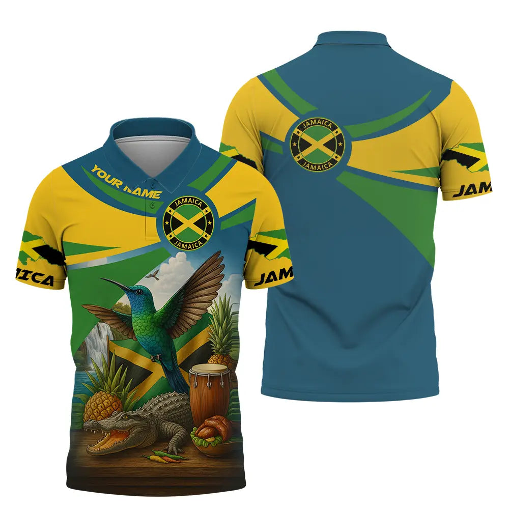 Unisex Shirt - Custom Jamaica Shirt Polo Shirt / S T-shirt