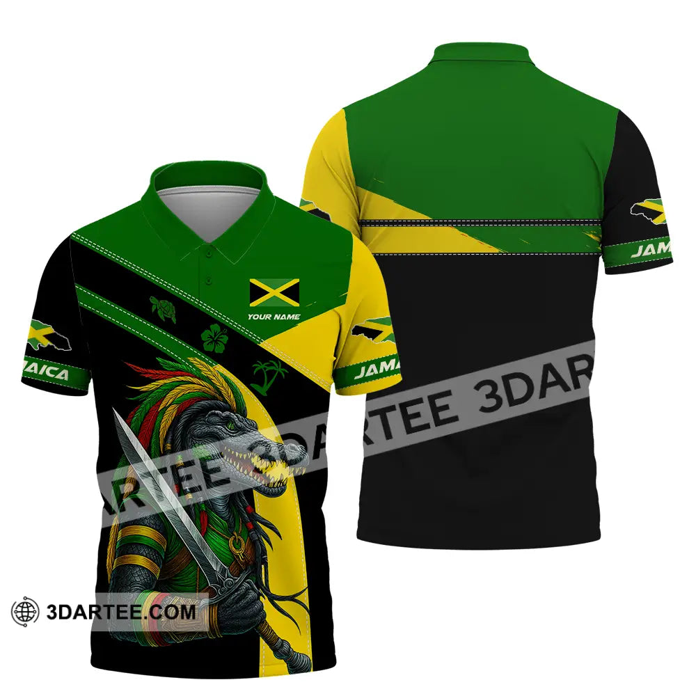 Unisex Shirt - Custom Jamaica Shirt Polo Shirt / S T-shirt