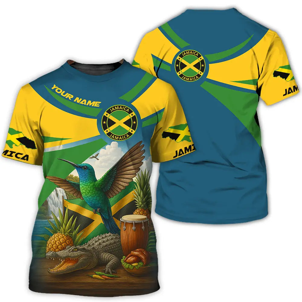 Unisex Shirt - Custom Jamaica Shirt T-Shirt / S T-shirt