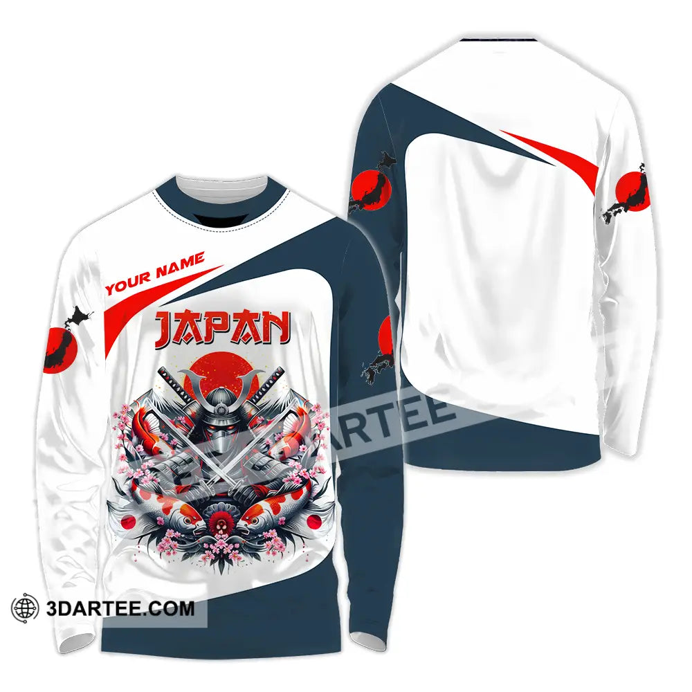 Unisex Shirt - Custom Japan 3D Shirt Long Sleeve Shirt / S T-shirt
