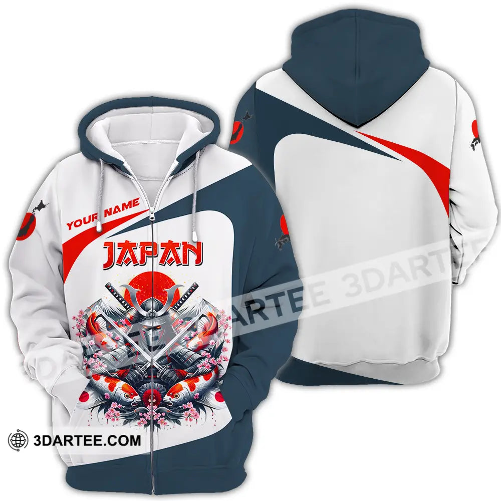 Unisex Shirt - Custom Japan 3D Shirt Zipper Hoodie / S T-shirt
