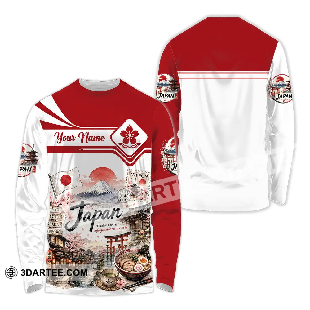 Unisex Shirt - Custom Japan Shirt - Long Sleeve Shirt / S - T-shirt