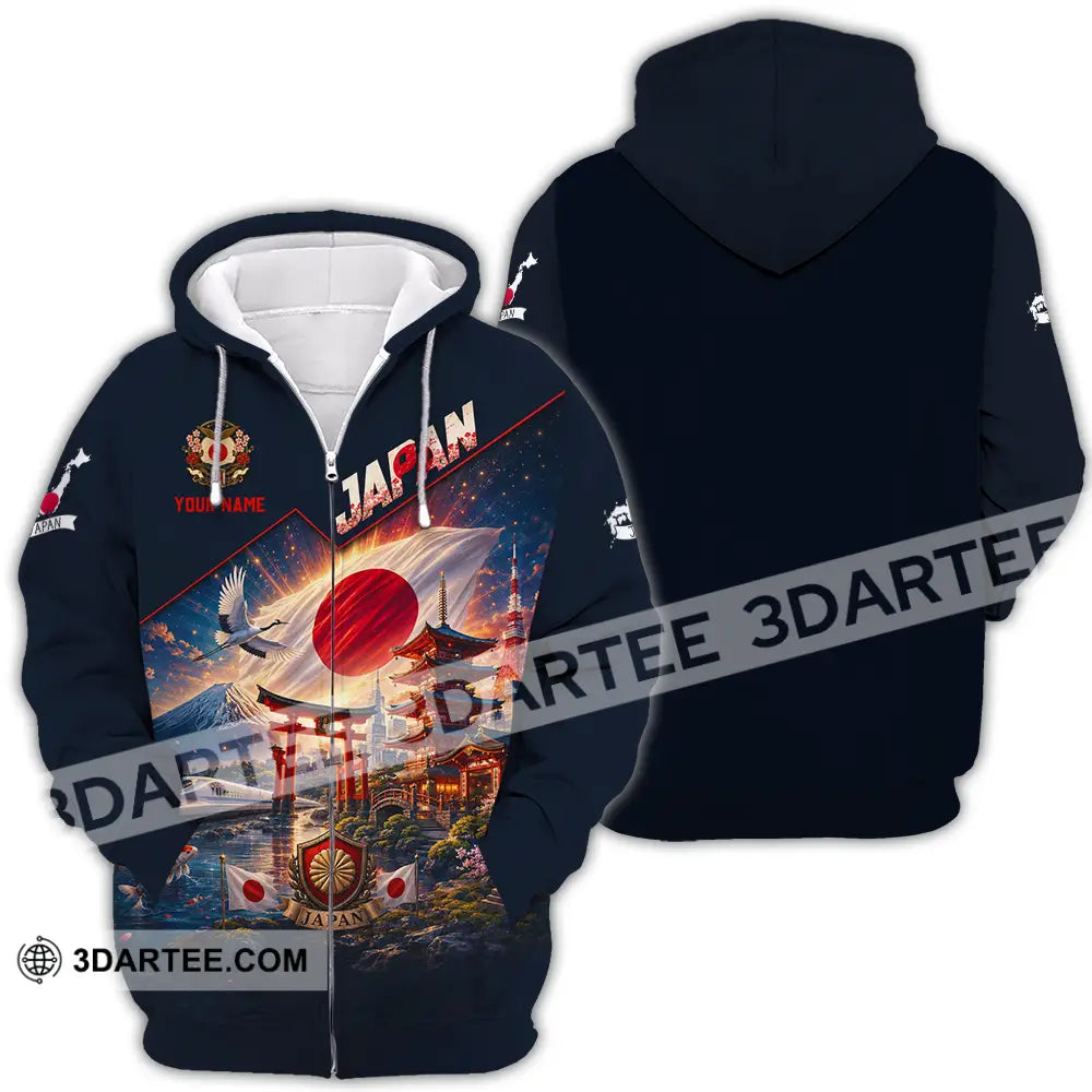Unisex Shirt - Custom Japan Shirt - Zipper Hoodie / S - T-shirt