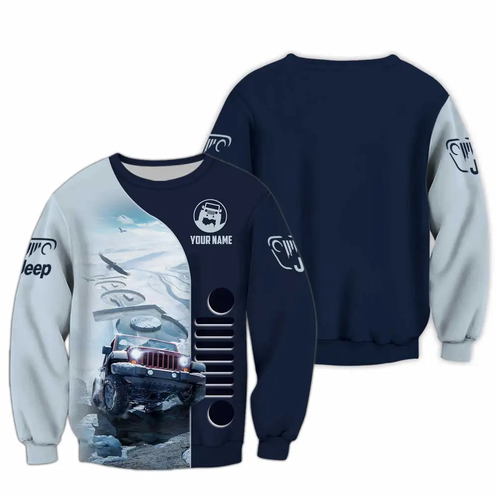 Unisex Shirt - Custom Jeep Car Sport Shirt Long Sleeve / S T-shirt