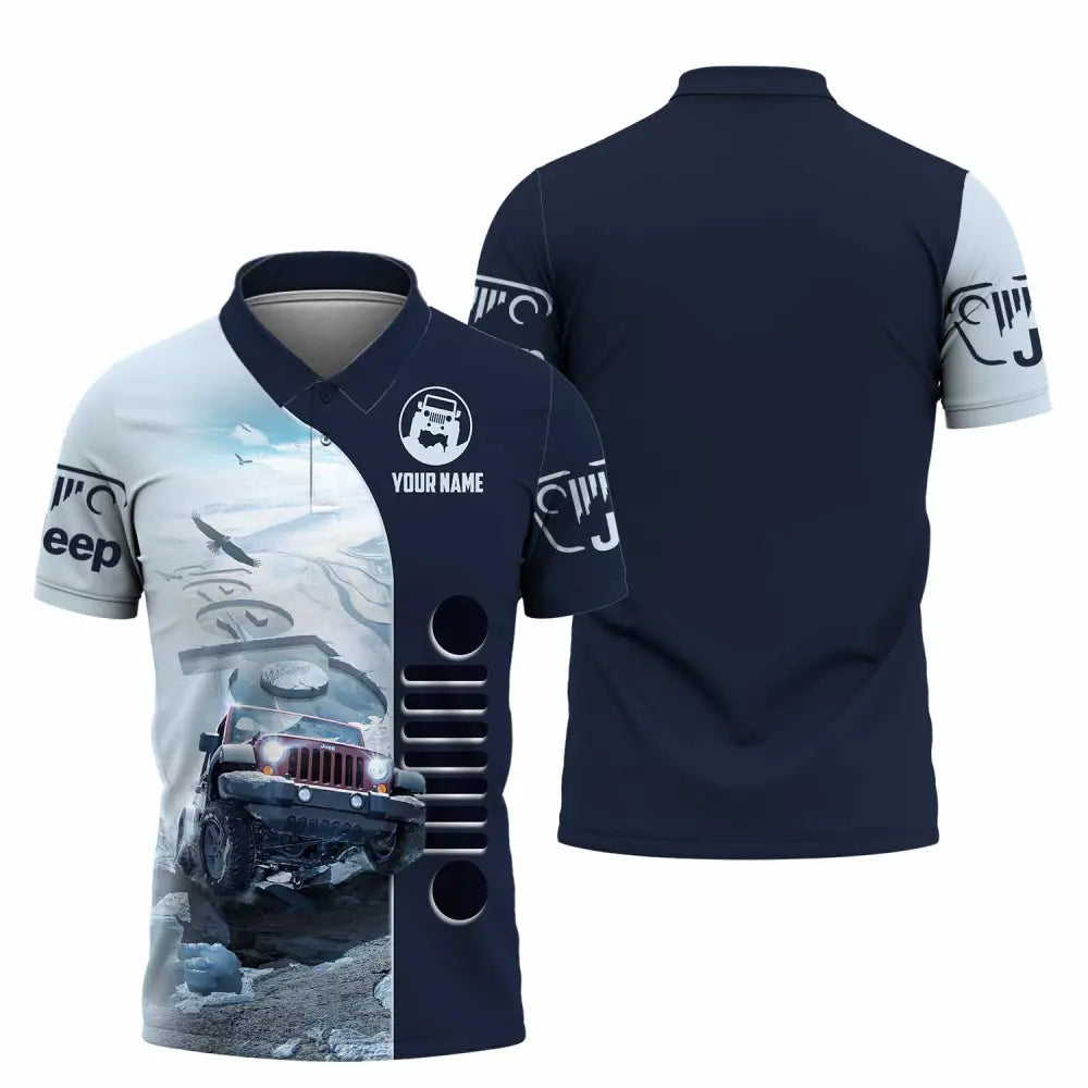 Unisex Shirt - Custom Jeep Car Sport Shirt Polo Shirt / S T-shirt