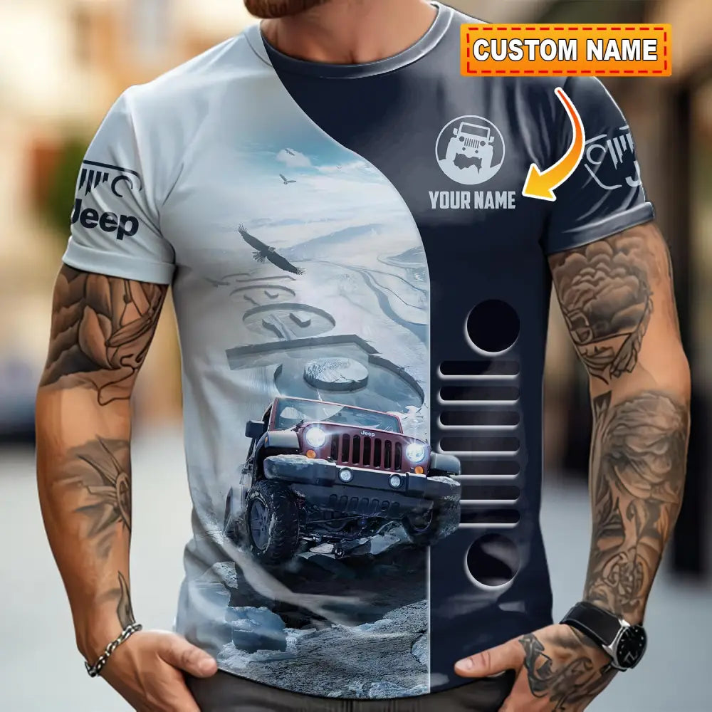 Unisex Shirt - Custom Jeep Car Sport Shirt T-shirt
