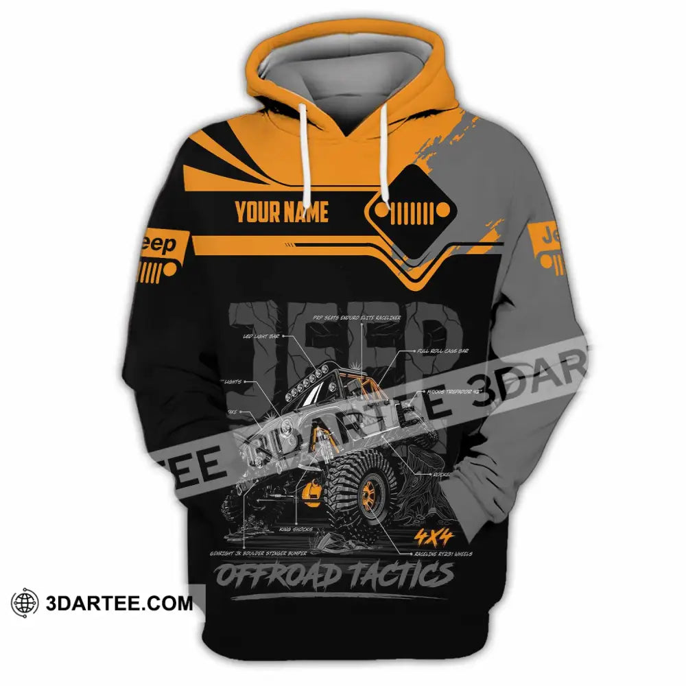 Unisex Shirt - Custom Jeep Offroad Tactics 3D Shirt Hoodie / S T-shirt