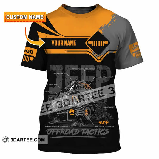 Unisex Shirt - Custom Jeep Offroad Tactics 3D Shirt T-shirt