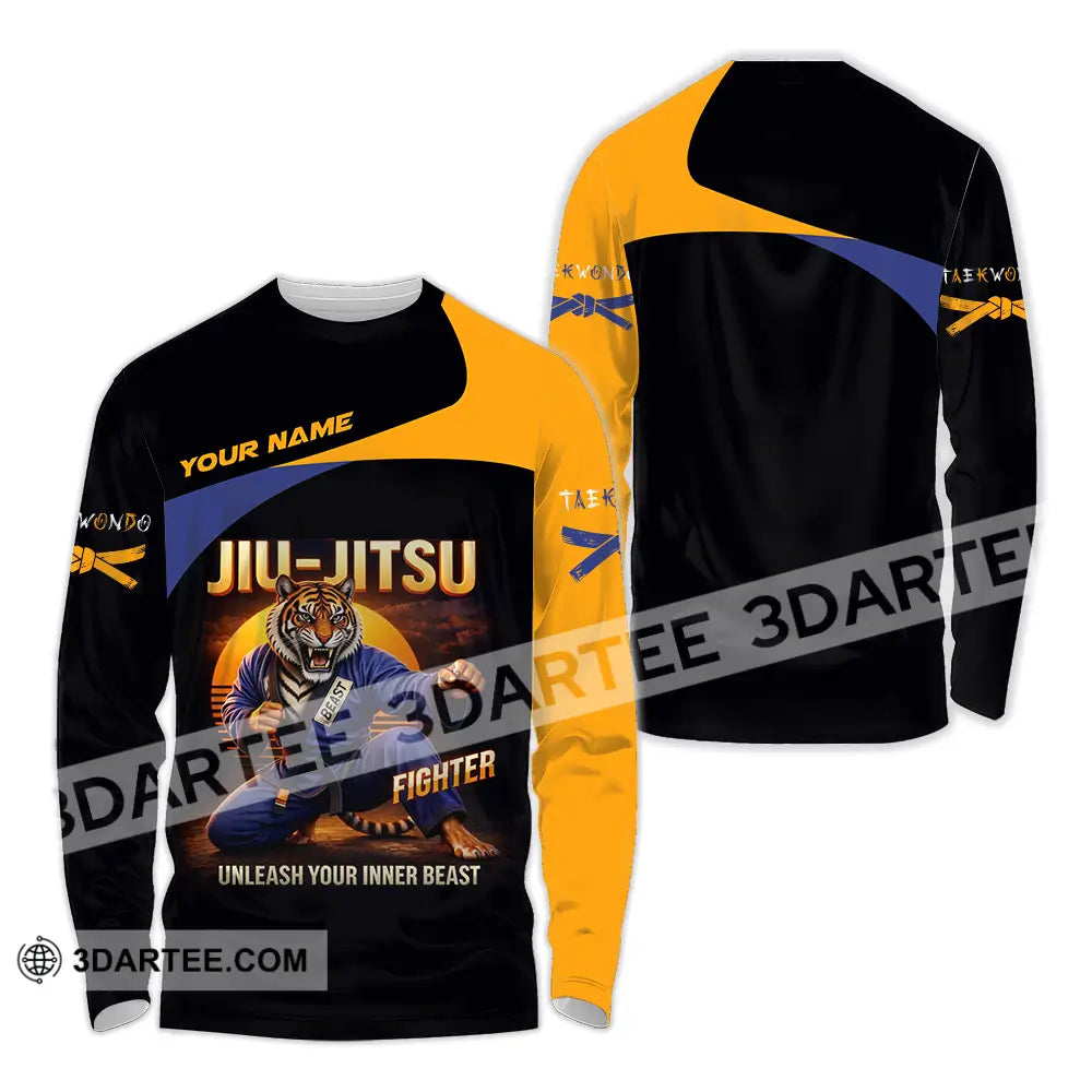 Unisex Shirt - Custom Jiu Jitsu 3D Shirt Long Sleeve Shirt / S T-shirt