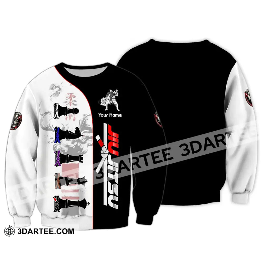 Unisex Shirt - Custom Jiu Jitsu 3D Shirt Long Sleeve / S T-shirt