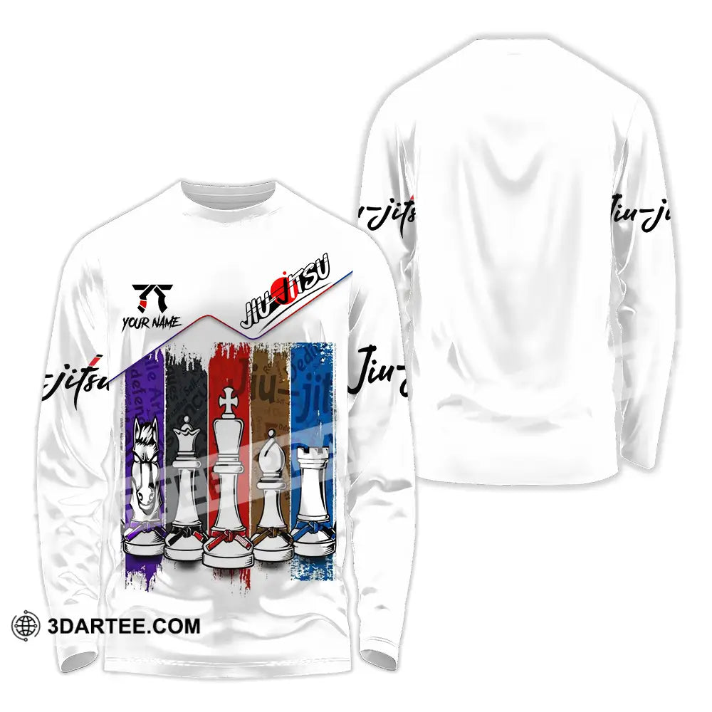 Unisex Shirt - Custom Jiu Jitsu 3D Shirt Long Sleeve Shirt / S T-shirt