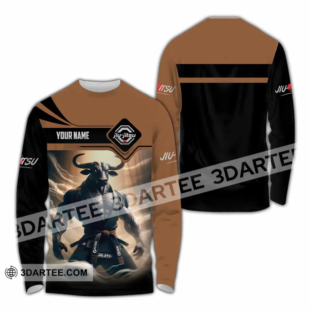 Unisex Shirt - Custom Jiu Jitsu 3D Shirt Long Sleeve Shirt / S T-shirt