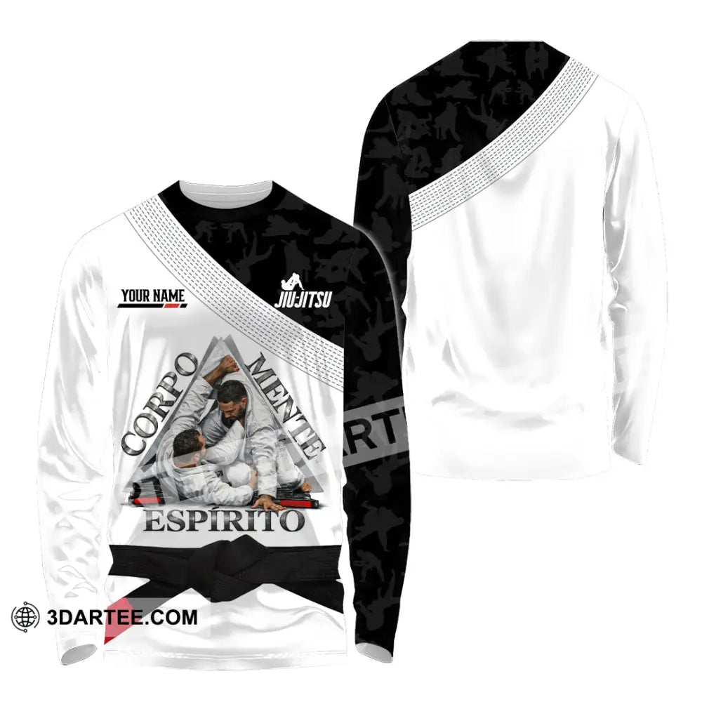 Unisex Shirt - Custom Jiu Jitsu 3D Shirt Long Sleeve Shirt / S T-shirt