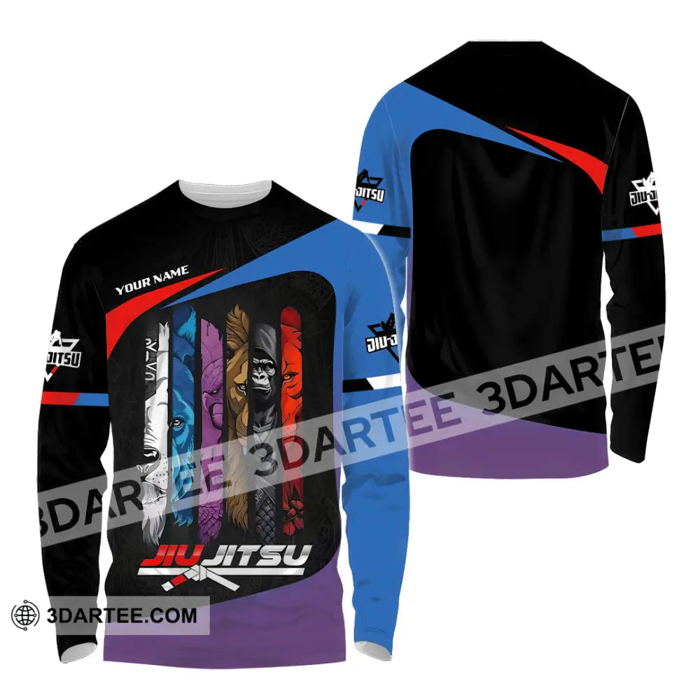 Unisex Shirt - Custom Jiu Jitsu 3D Shirt Long Sleeve Shirt / S T-shirt