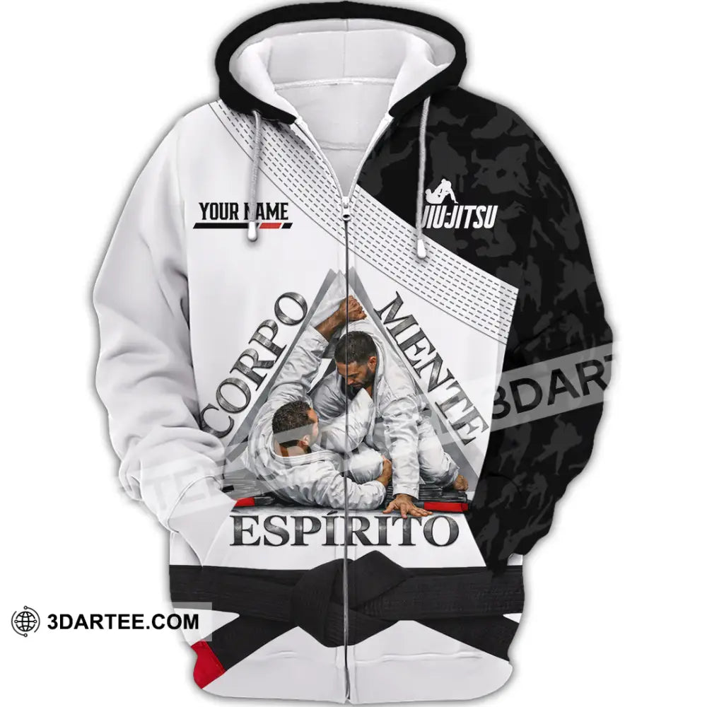 Unisex Shirt - Custom Jiu Jitsu 3D Shirt Zipper Hoodie / S T-shirt