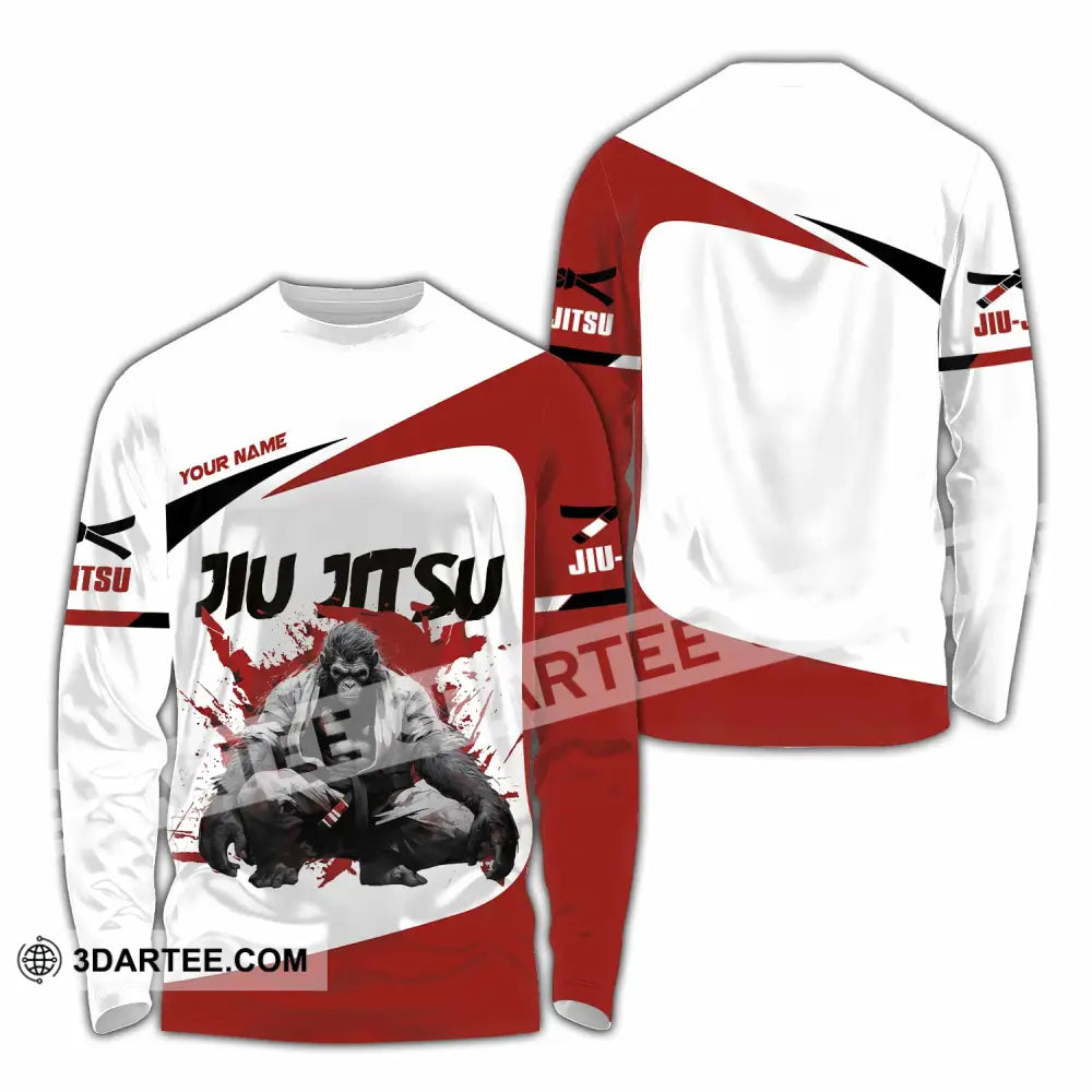 Unisex Shirt Custom Jiu Jitsu Shirt Long Sleeve Shirt / S T shirt