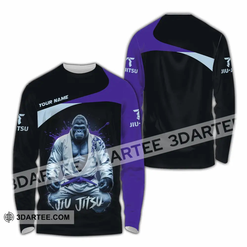 Unisex Shirt - Custom Jiu Jitsu Shirt Long Sleeve Shirt / S T-shirt