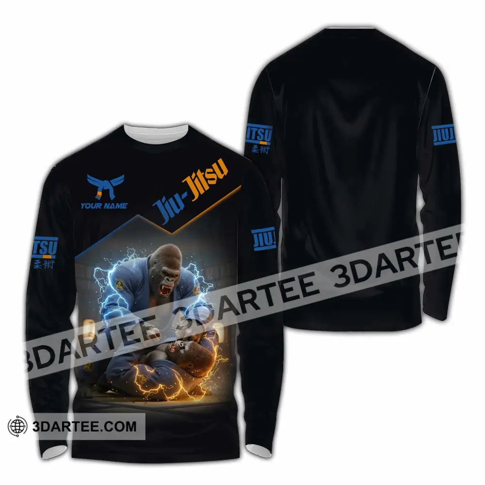 Unisex Shirt - Custom Jiu Jitsu Shirt Long Sleeve Shirt / S T-shirt