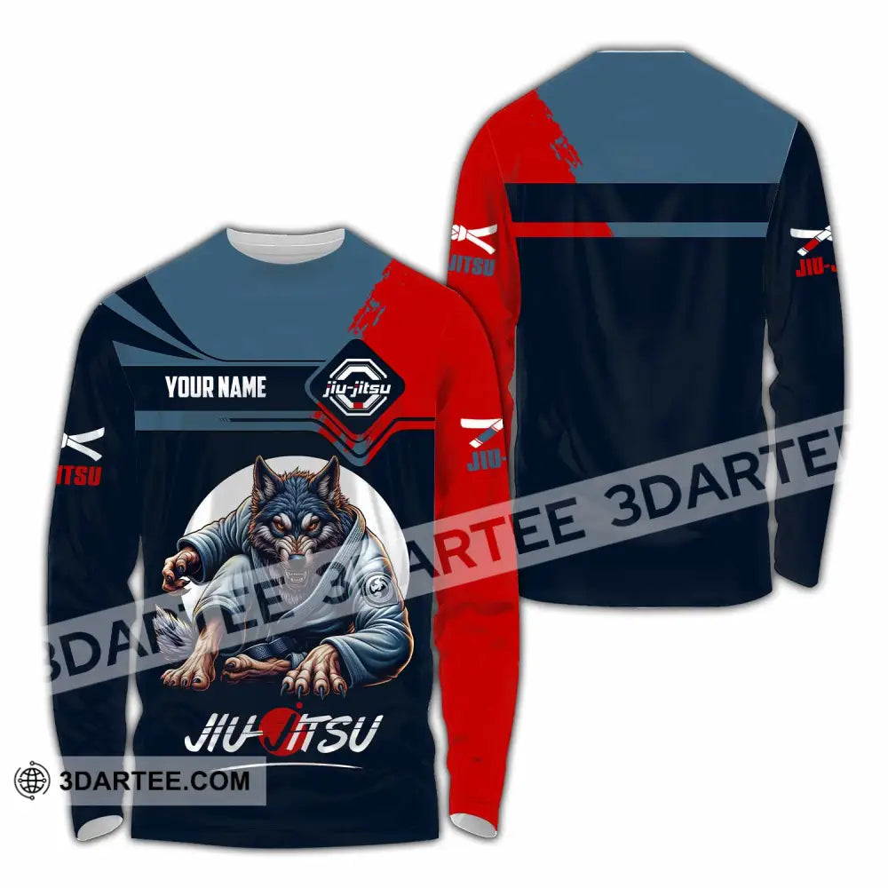 Unisex Shirt - Custom Jiu Jitsu Shirt Long Sleeve Shirt / S T-shirt