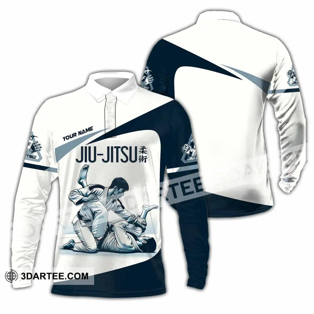 Unisex Shirt - Custom Jiu Jitsu Lover Classic Shirt Long Sleeve Polo / S T-shirt