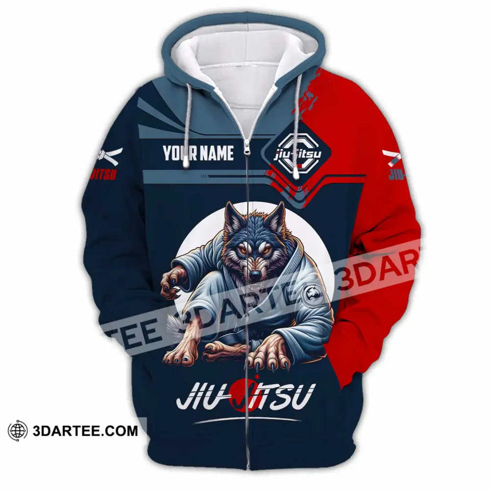 Unisex Shirt - Custom Jiu Jitsu Shirt Zipper Hoodie / S T-shirt