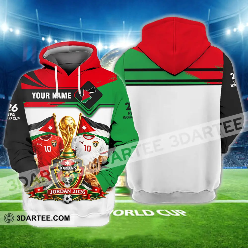 Unisex Shirt - Custom Jordan World Cup 2026 3D Shirt - Hoodie / S - T-shirt