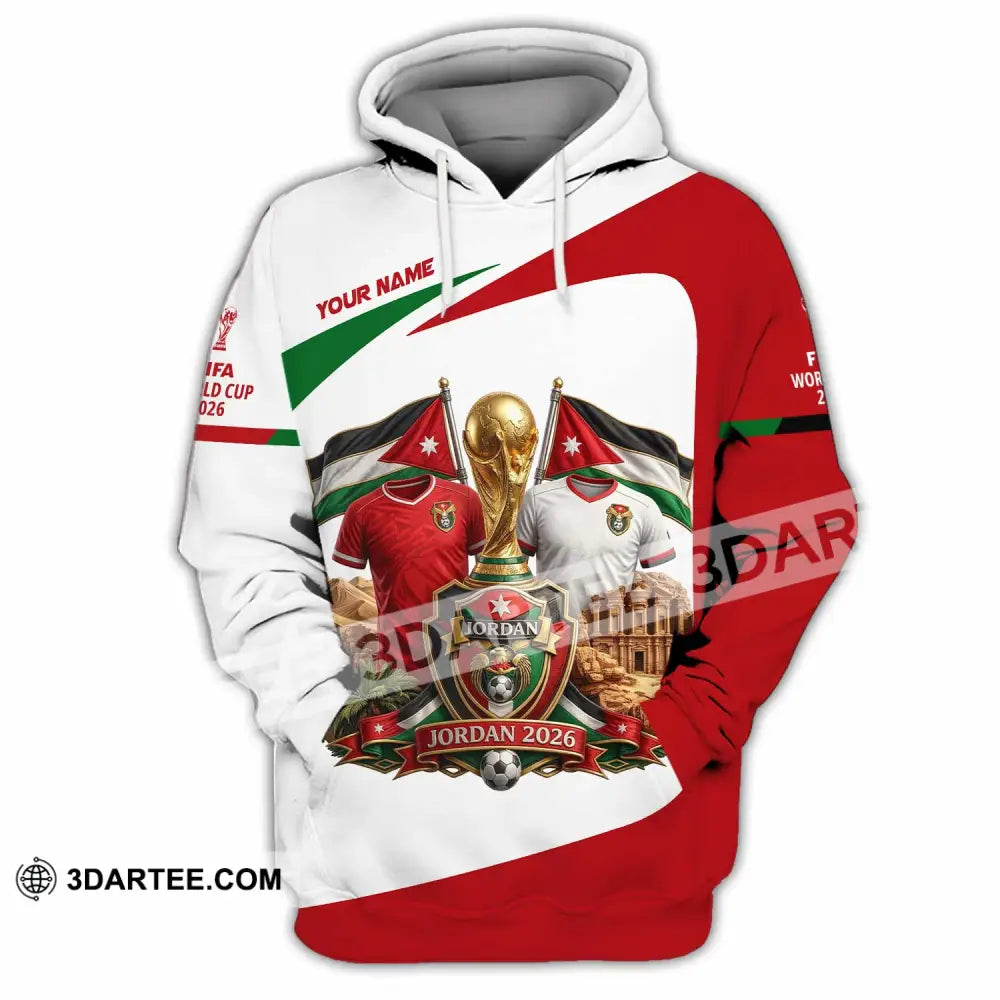 Unisex Shirt - Custom Jordan World Cup 2026 3D Shirt - Hoodie / S - T-shirt