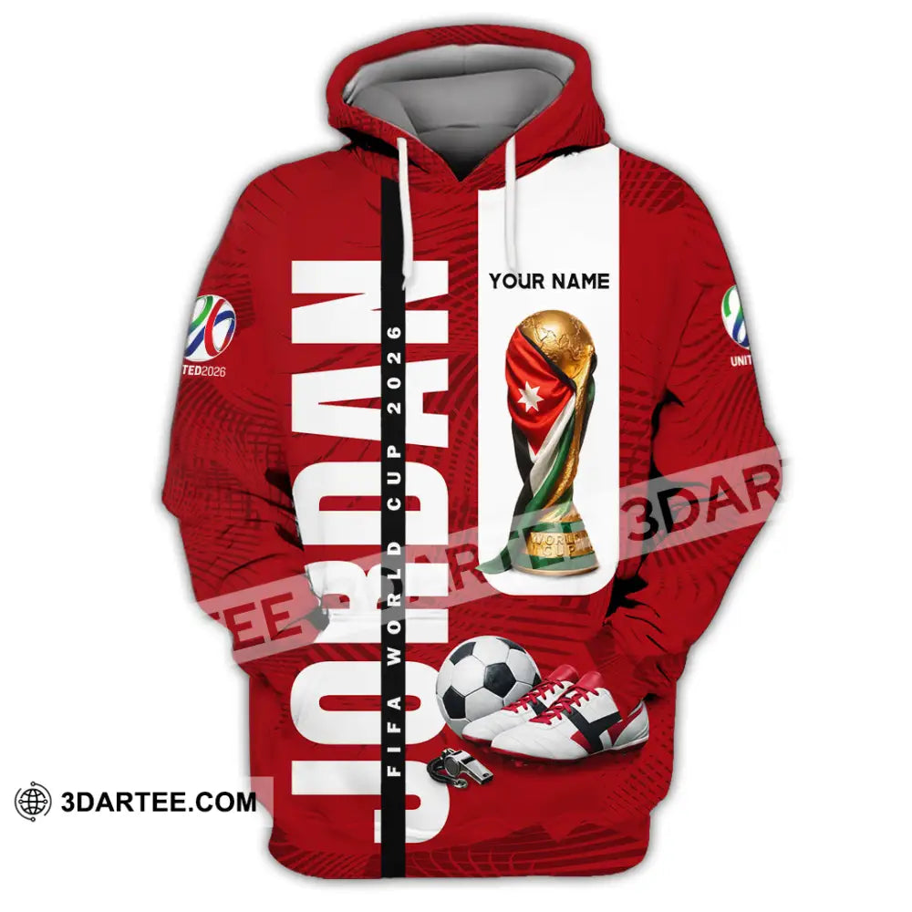 Unisex Shirt - Custom Jordan World Cup 2026 3D Shirt Hoodie / S T-shirt