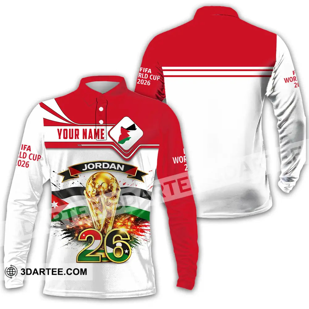 Unisex Shirt - Custom Jordan 3D Shirt Long Sleeve Polo / S T-shirt