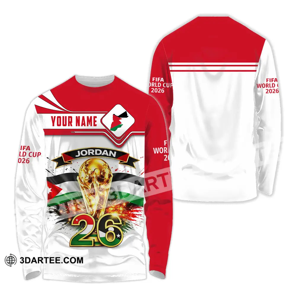 Unisex Shirt - Custom Jordan 3D Shirt Long Sleeve Shirt / S T-shirt