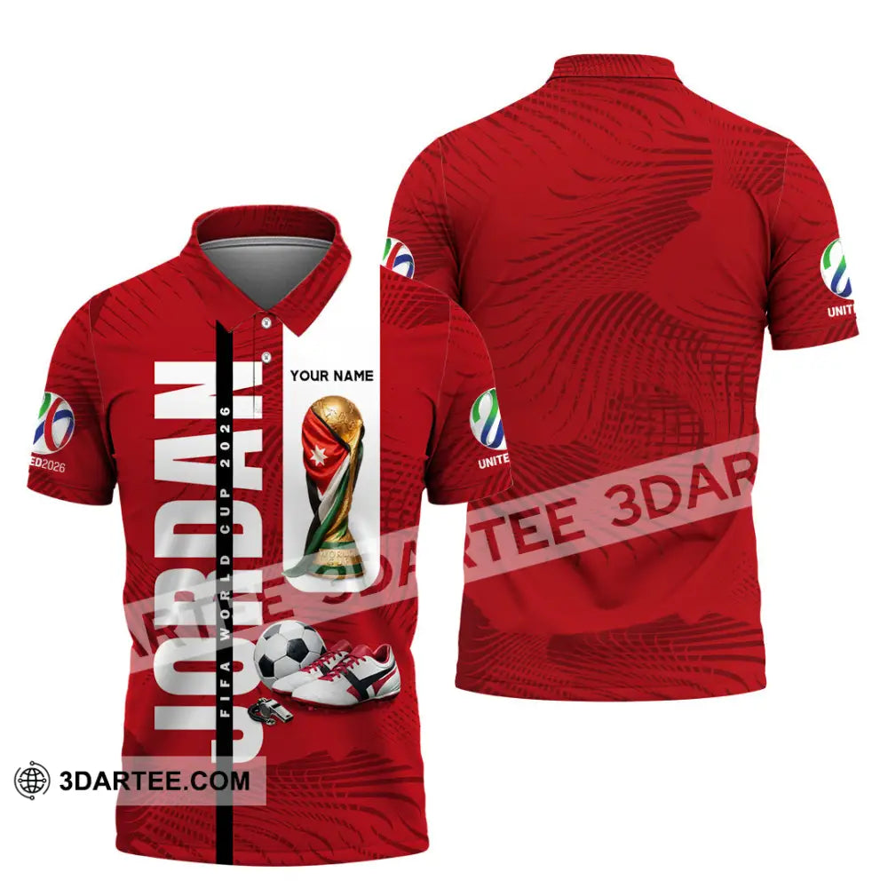 Unisex Shirt - Custom Jordan World Cup 2026 3D Shirt Polo Shirt / S T-shirt
