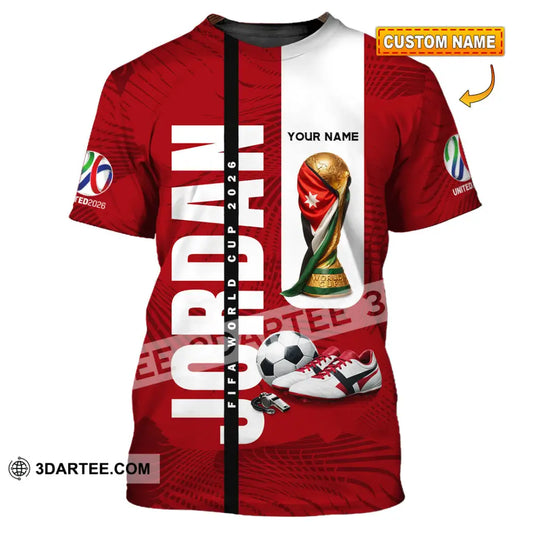 Unisex Shirt - Custom Jordan World Cup 2026 3D Shirt T-shirt
