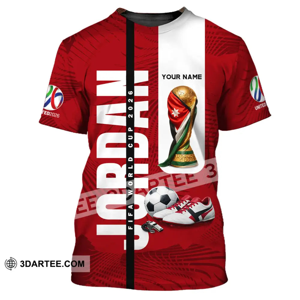 Unisex Shirt - Custom Jordan World Cup 2026 3D Shirt T-Shirt / S T-shirt