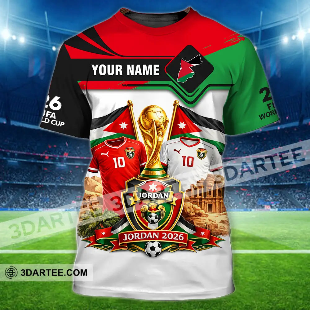 Unisex Shirt - Custom Jordan World Cup 2026 3D Shirt - T-Shirt / S - T-shirt